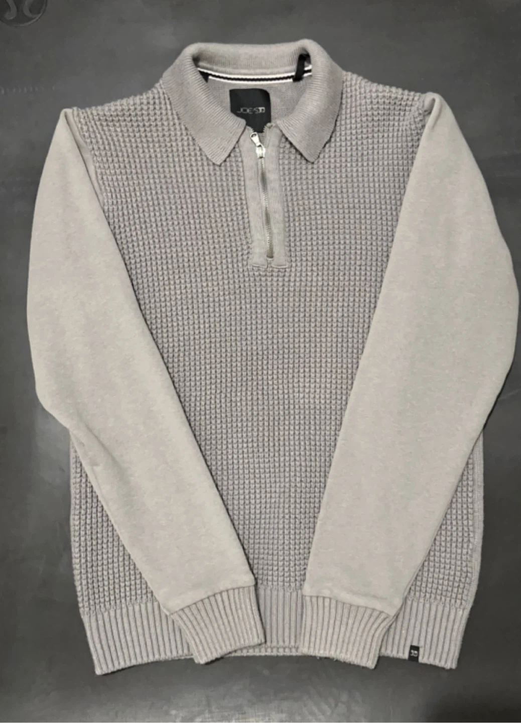 Joe's Jeans Grey Half-Zip Sweater - Size S/P