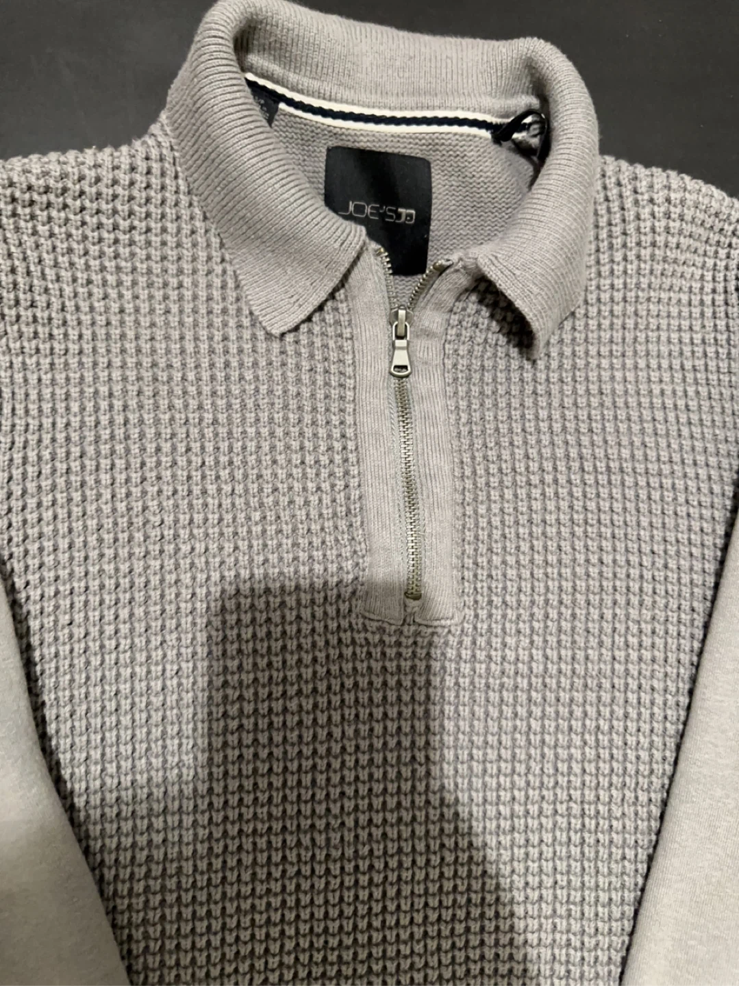 Joe's Jeans Grey Half-Zip Sweater - Size S/P - photo 3