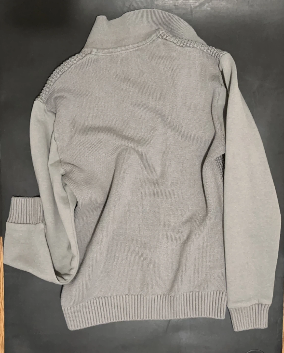 Joe's Jeans Grey Half-Zip Sweater - Size S/P - photo 4