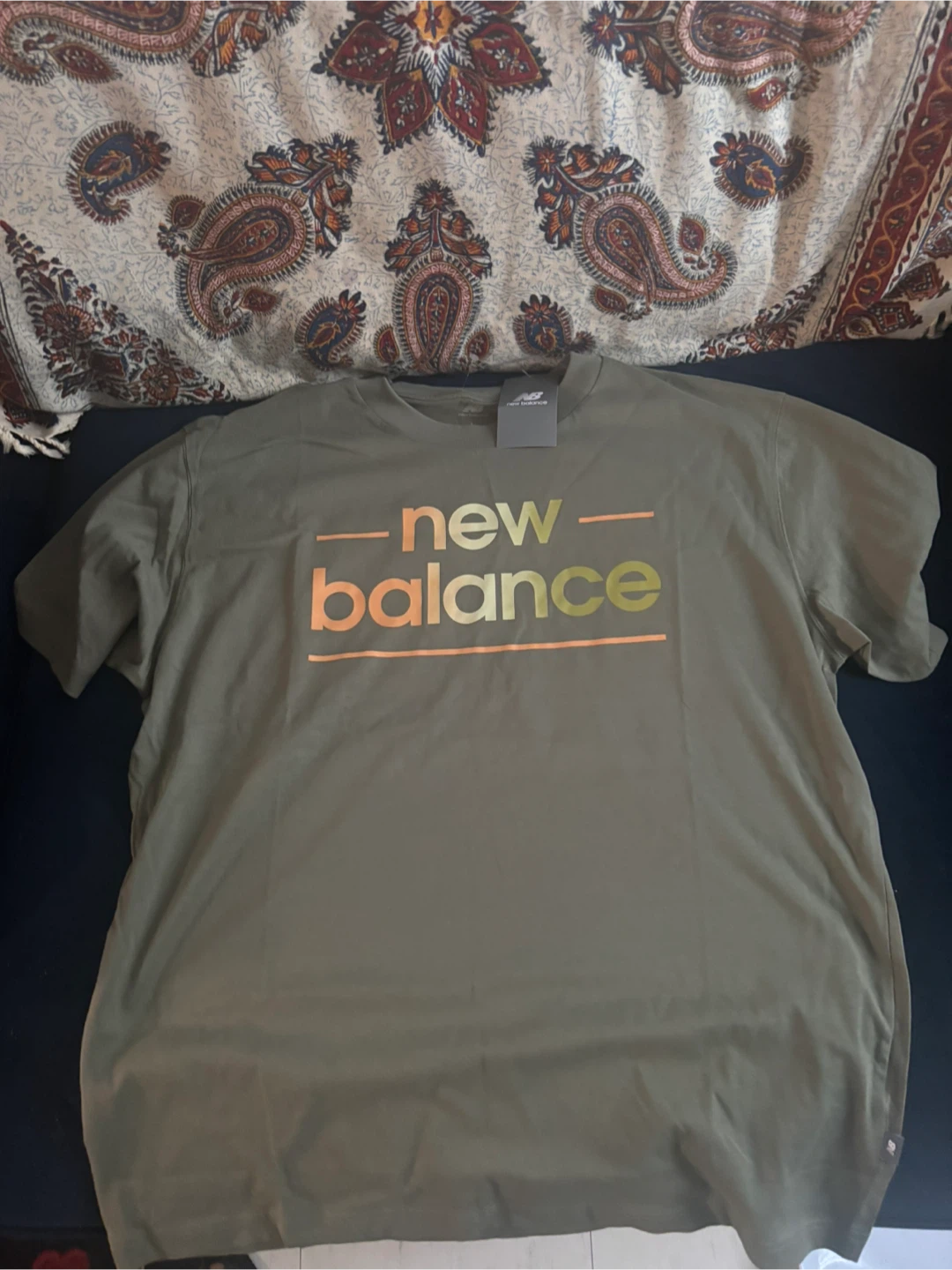 New Balance Olive Green T-Shirt
