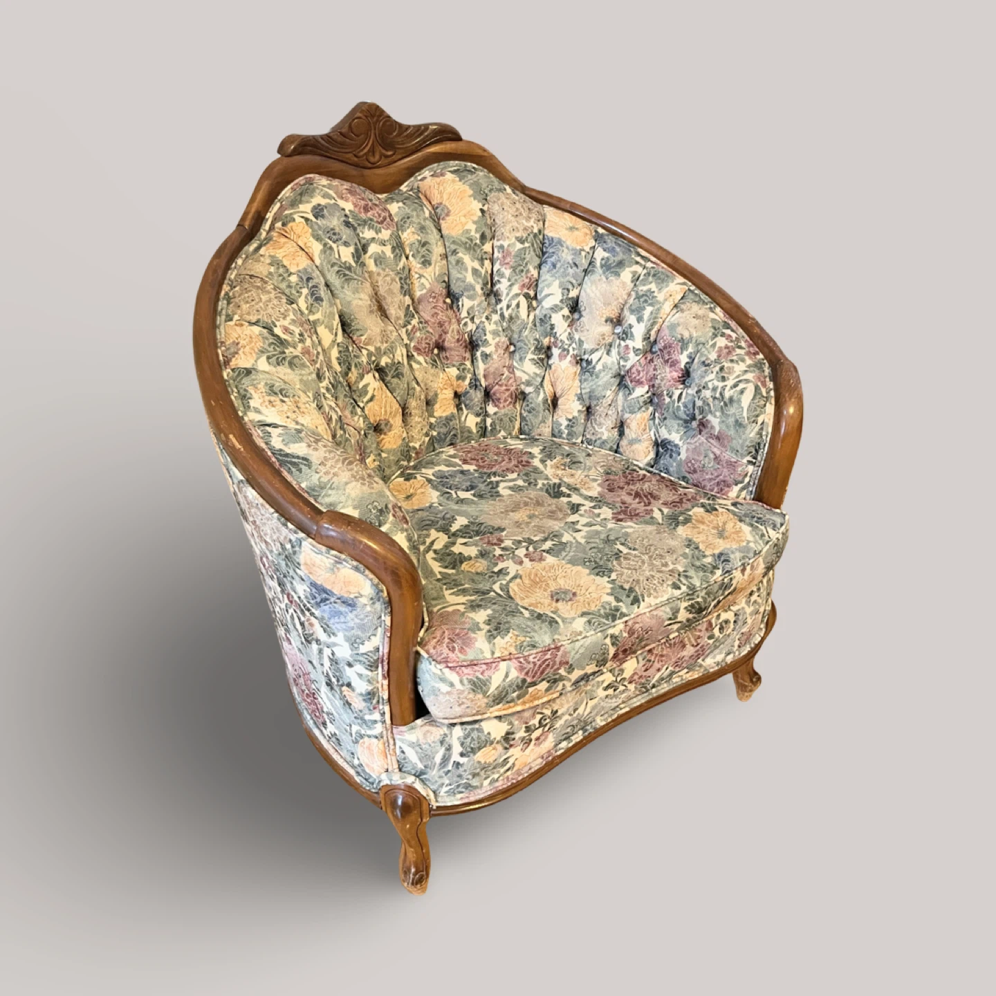 Floral Accent Chair