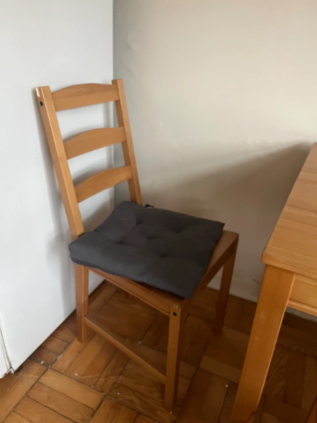 IKEA Solid Wood Dining Table with 4 Chairs - photo 3