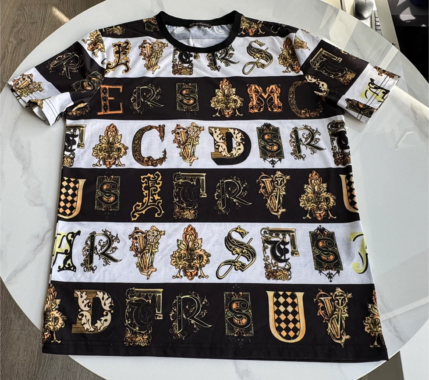 Versace Collection Zeus Print T-Shirt Men
