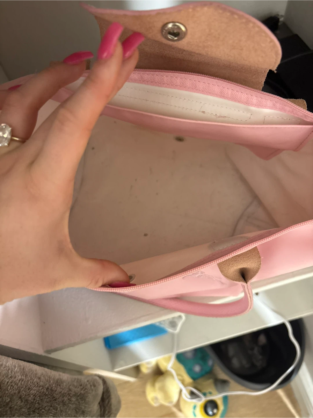 Longchamp Pink Handbag - photo 4