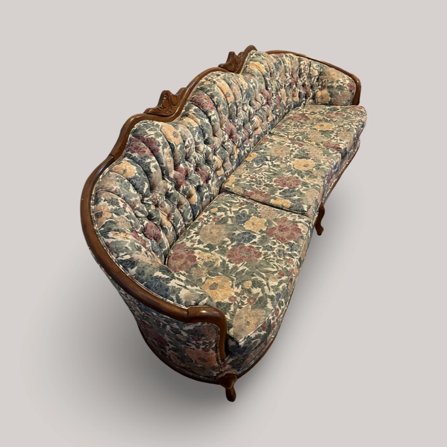 Floral Patterned 3 seat Sofa - photo 2