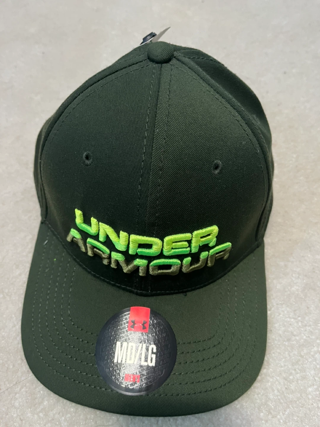 Under Armour Olive Green Hat - Size MD/LG