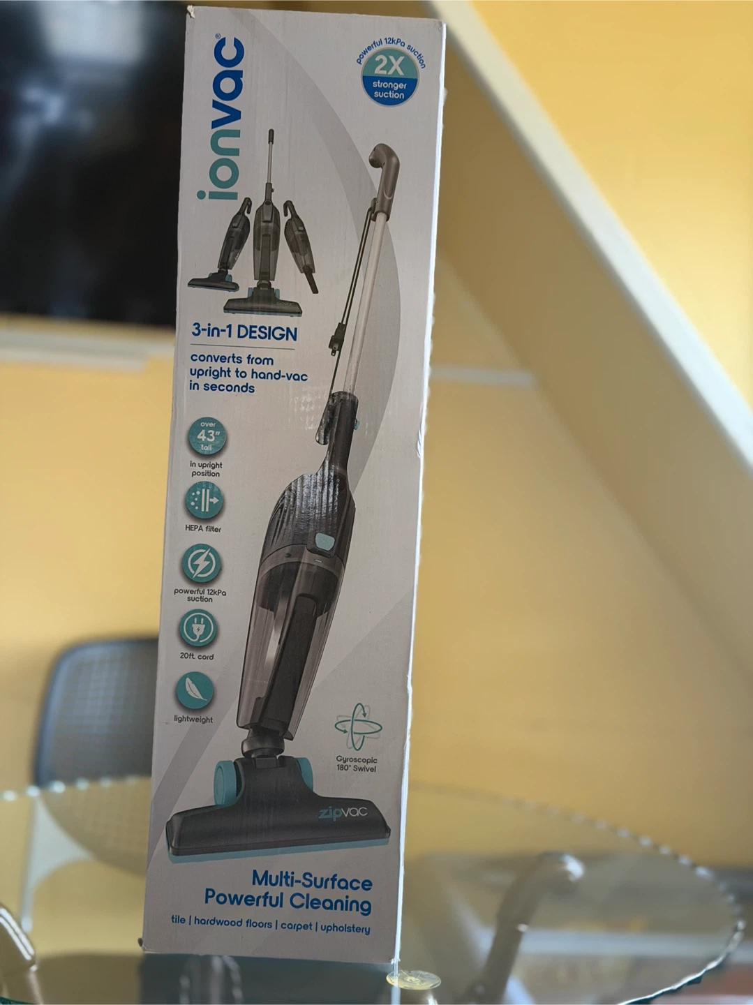 ionVac 3-in-1 Cordless Vacuum - New in Box! - photo 3