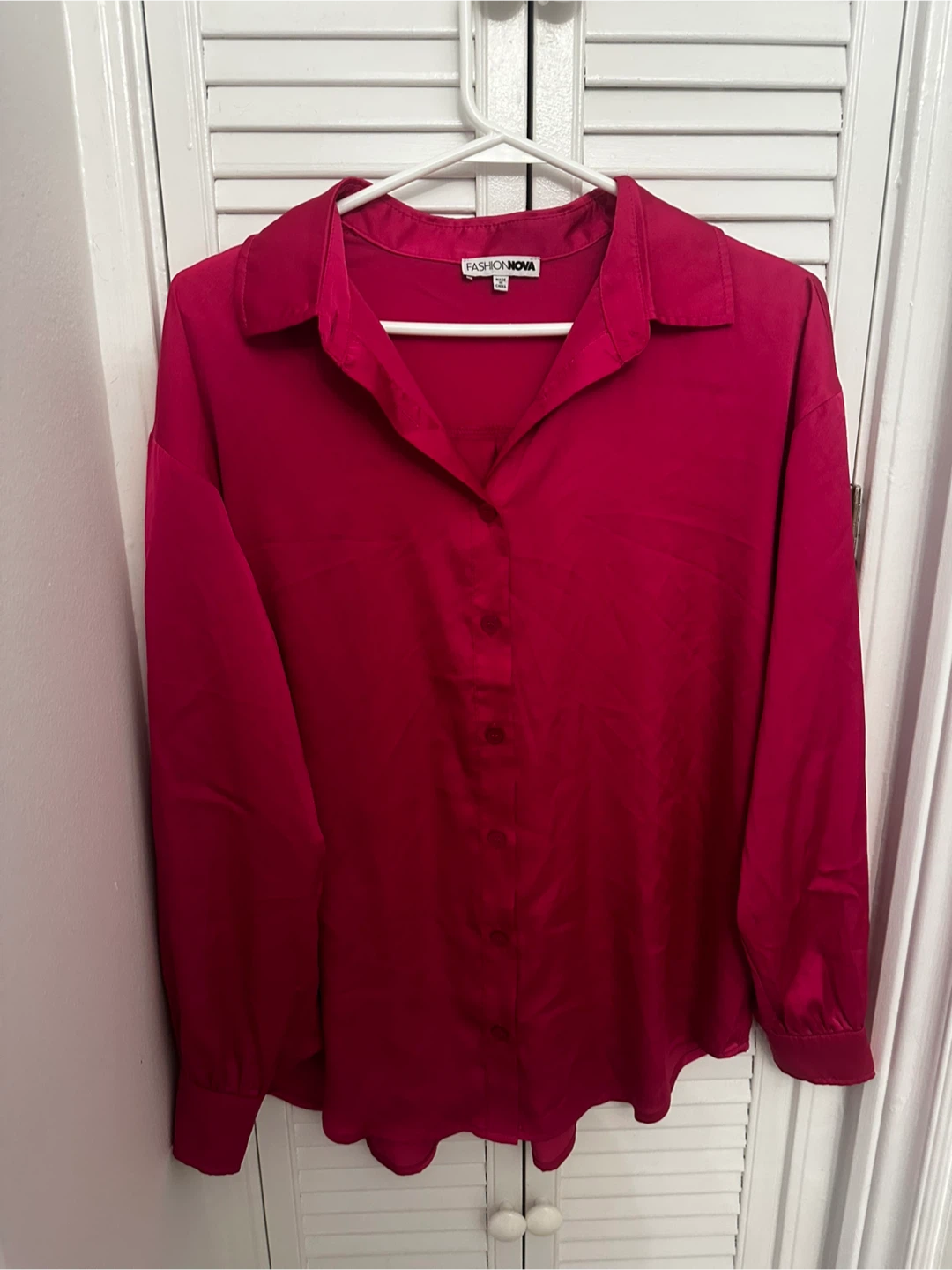 Fashion Nova Pink Blouse