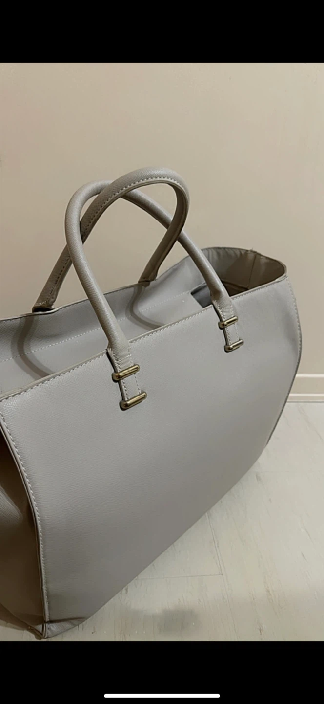 👜 H&M Women’s Leather Tote / Purse – Large Size - photo 3