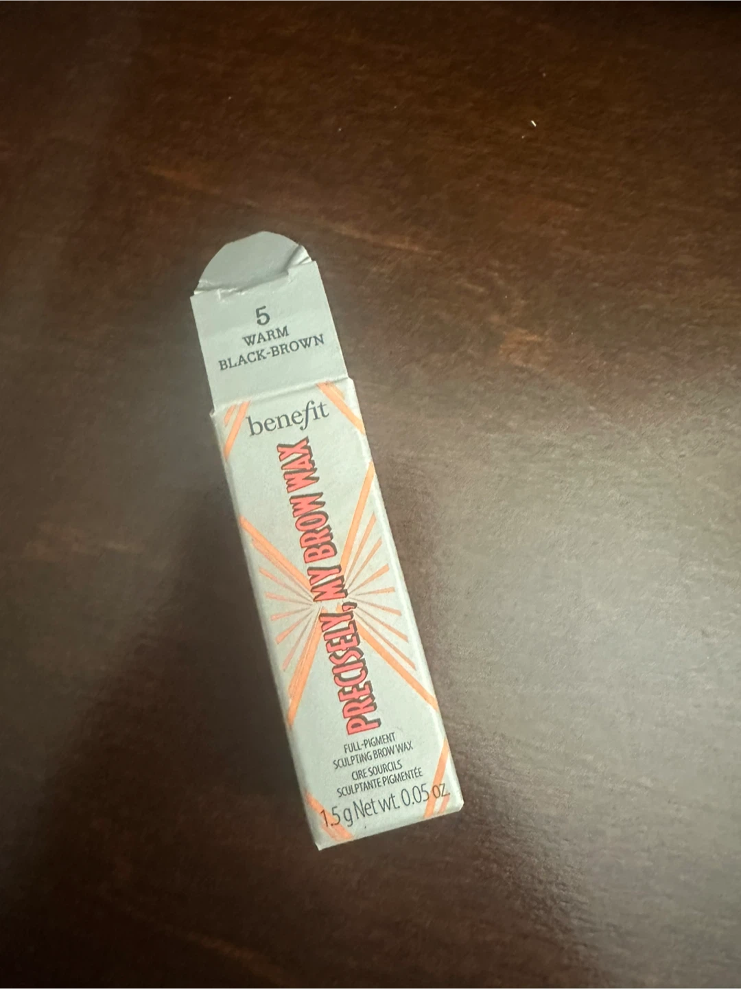 NEW Mini size Benefit Precisely, My Brow Wax - Warm Black-Brown - photo 2