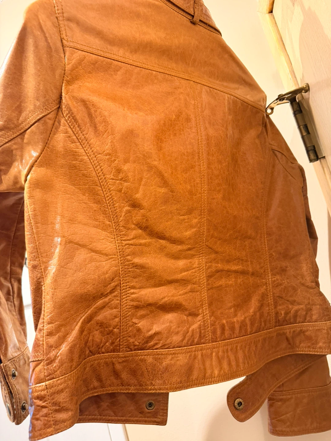 MOOD by DERIMOD Leather Jacket - Size M🏆 - photo 3