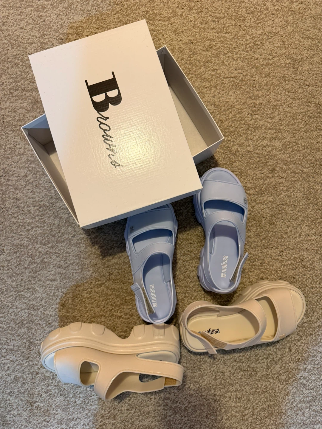 Melissa Sandals Size 7 with Box