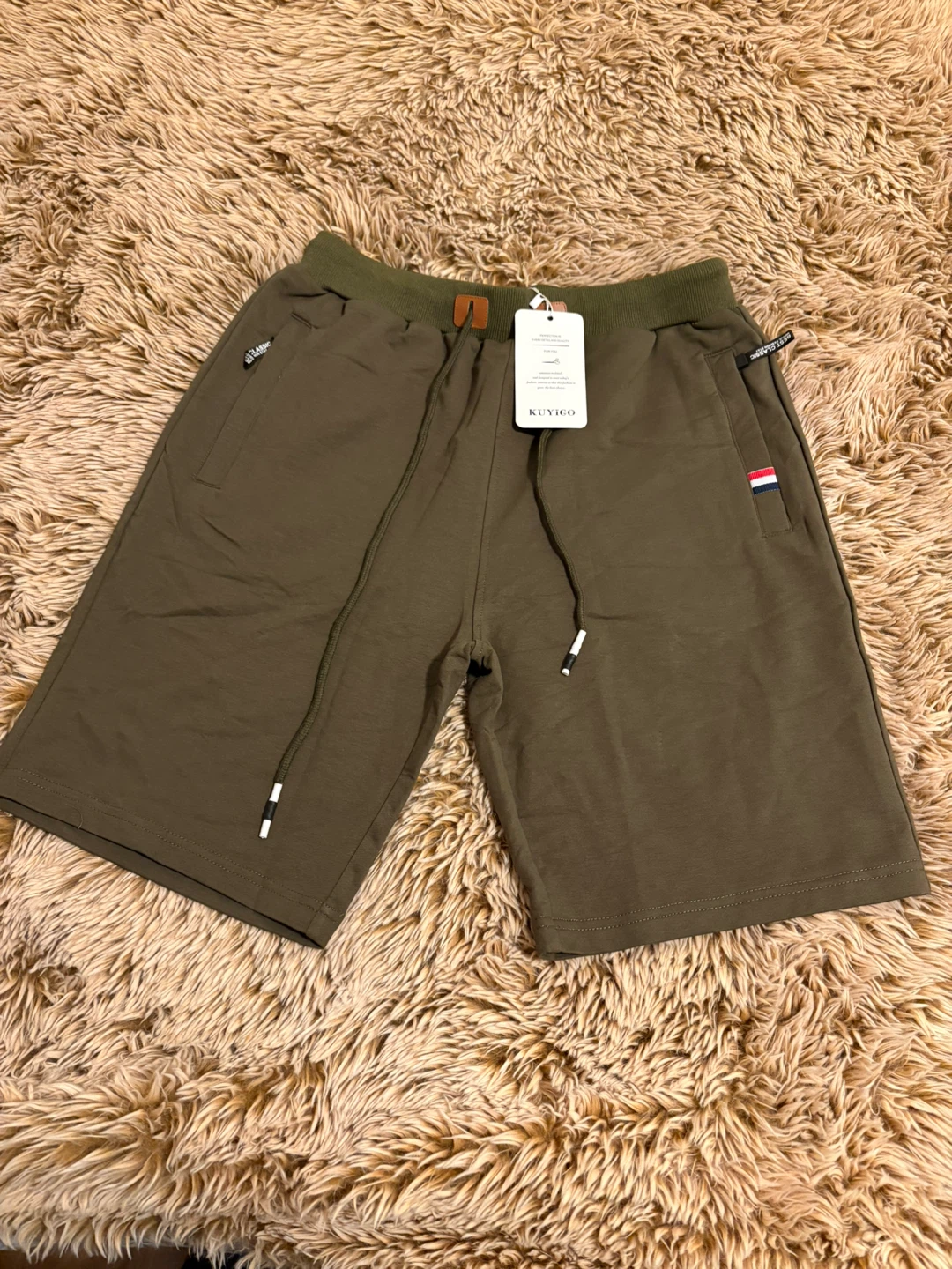KUYIGO Olive Green Shorts - Size M