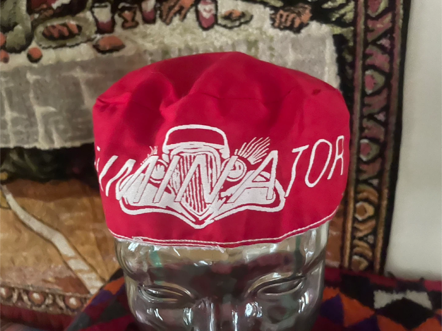 Assorted Hats: Bartman, ZZ Top, Red Eliminator