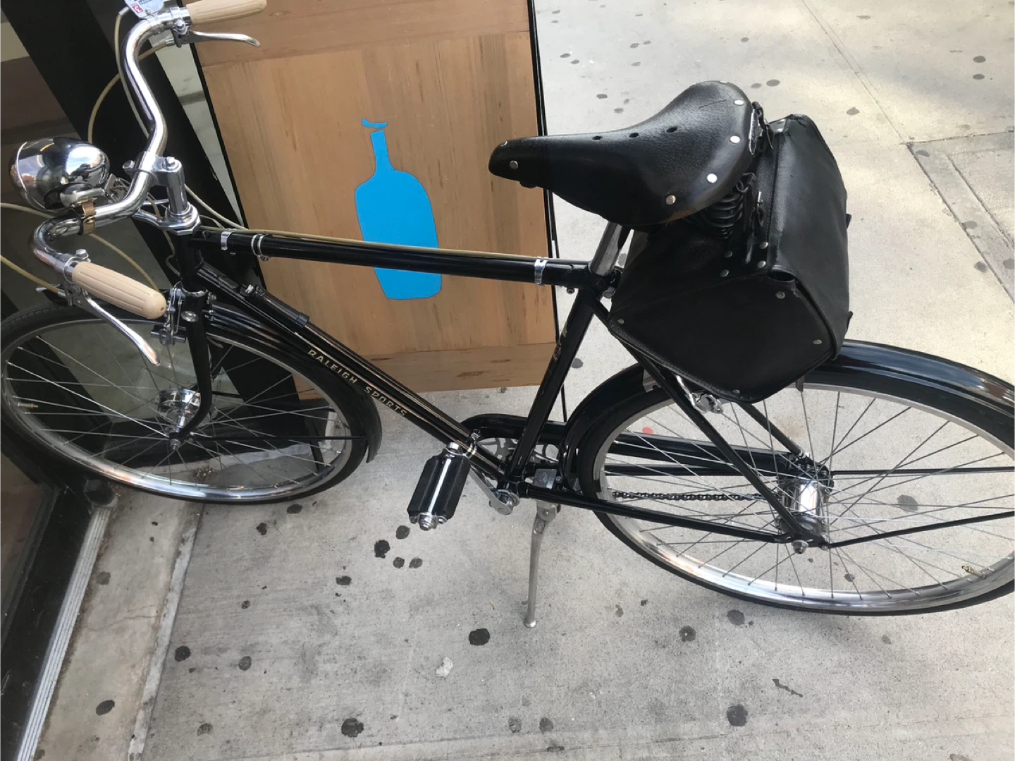 Raleigh Sports Vintage Bike, Brooks Saddle - photo 4