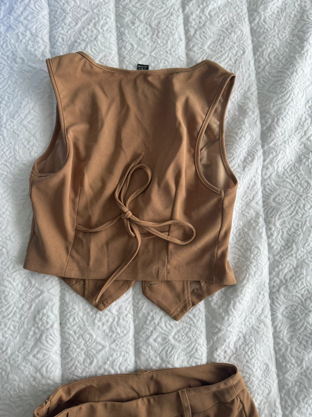 Brown Vest and Pants Set - photo 3