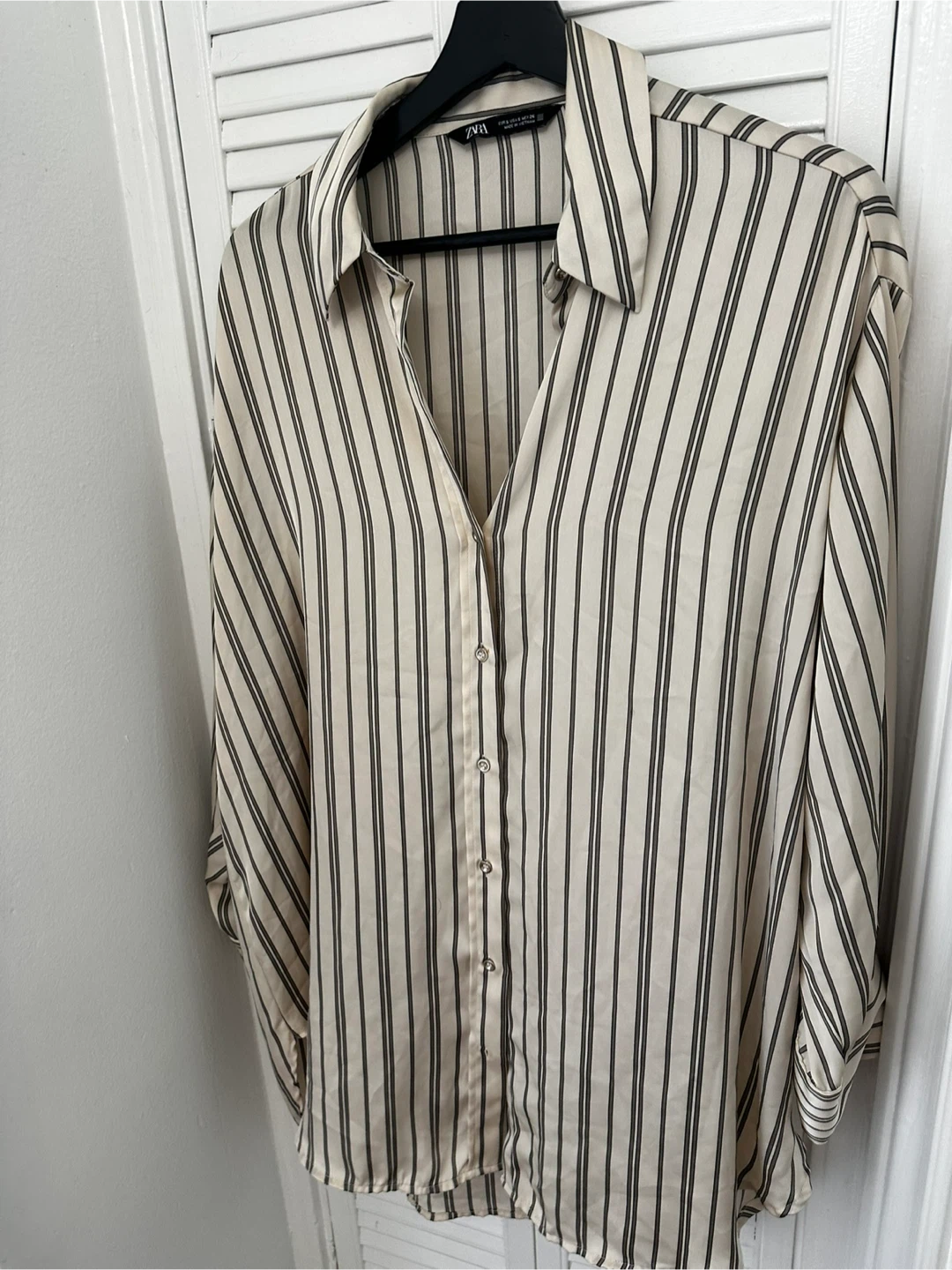 ZARA Striped Blouse - Size S - photo 2