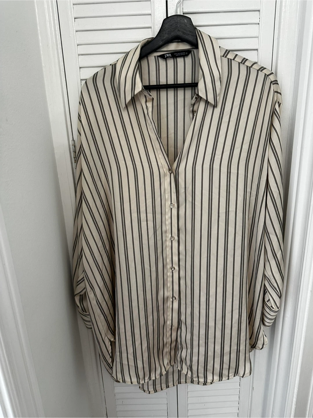 ZARA Striped Blouse - Size S