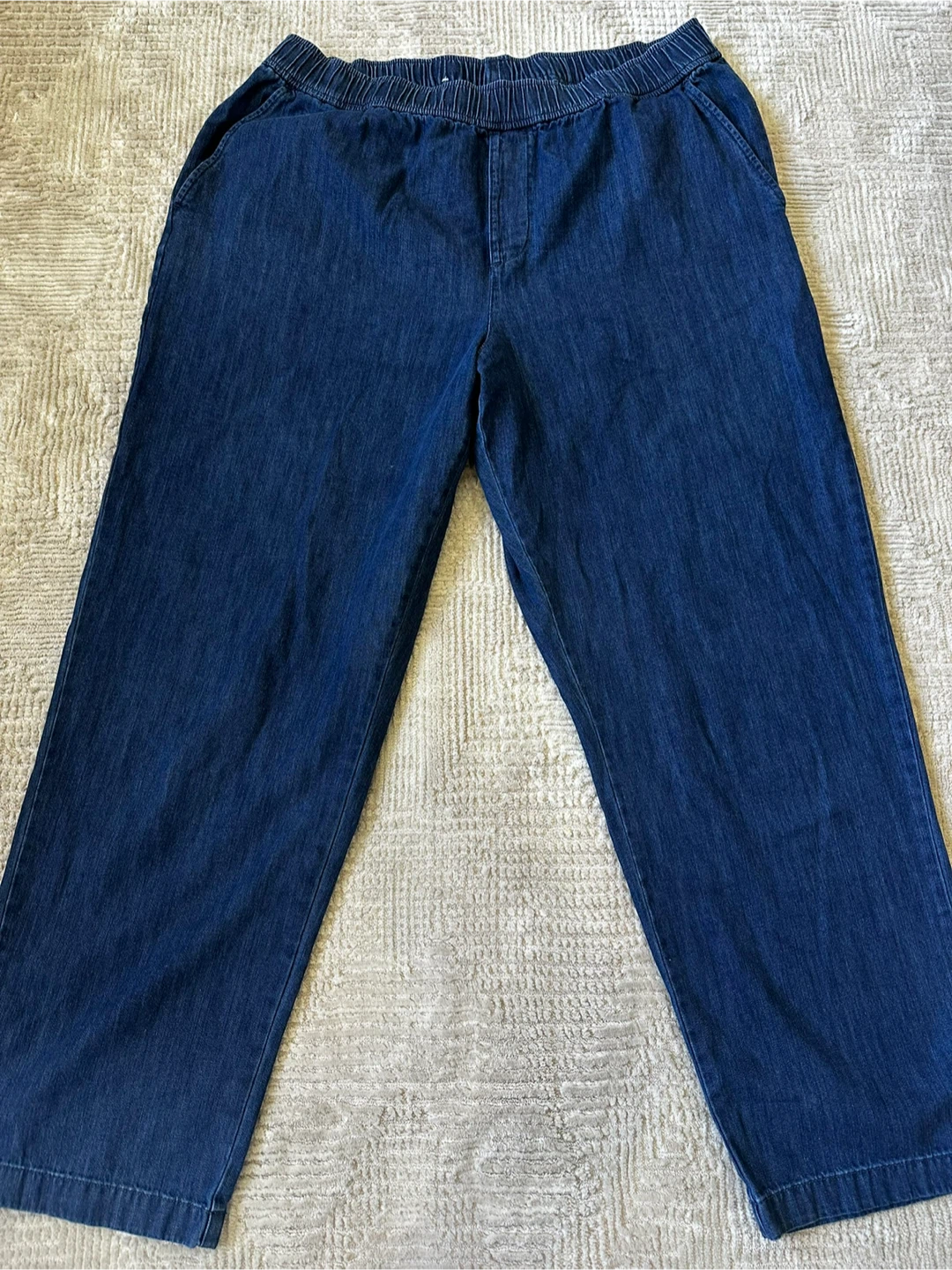 Uniqlo Denim Relaxed Fit Pants - Size L