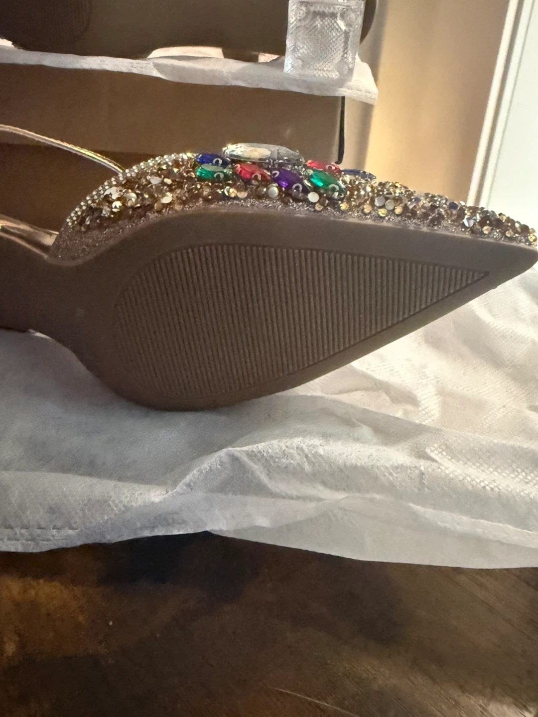 Rhinestone Embellished Heels - photo 4