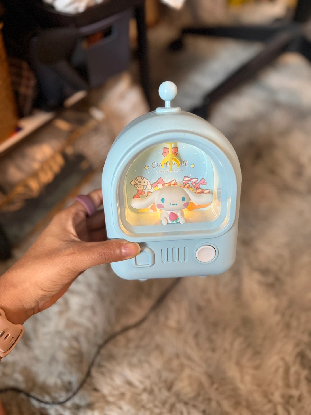 Cinnamoroll Sanrio Night Light Lamp Piggy Bank Claw - photo 2