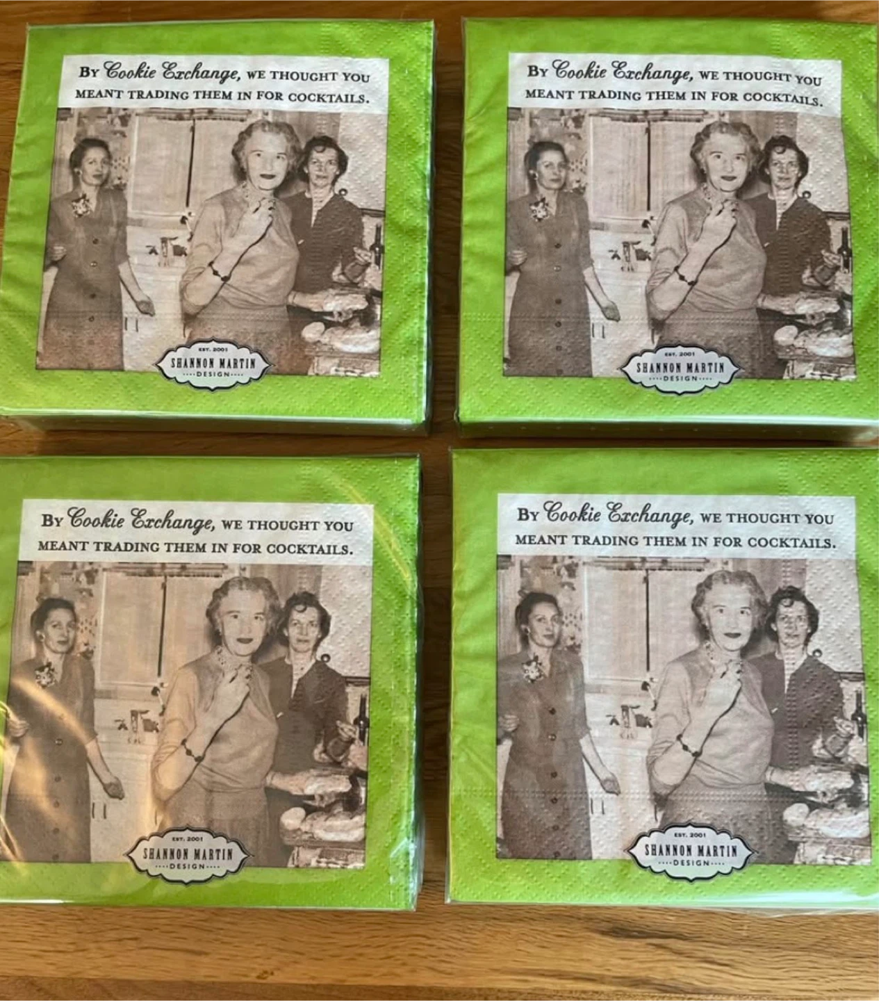 Shannon Martin Design  Napkins (20) bundle of 4 packs NEW