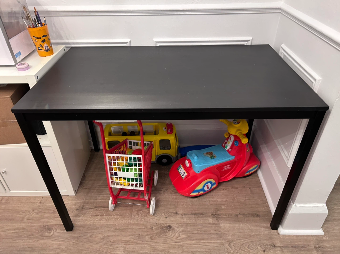 IKEA Linnmon / Adils Table - Black - 43 1/4"