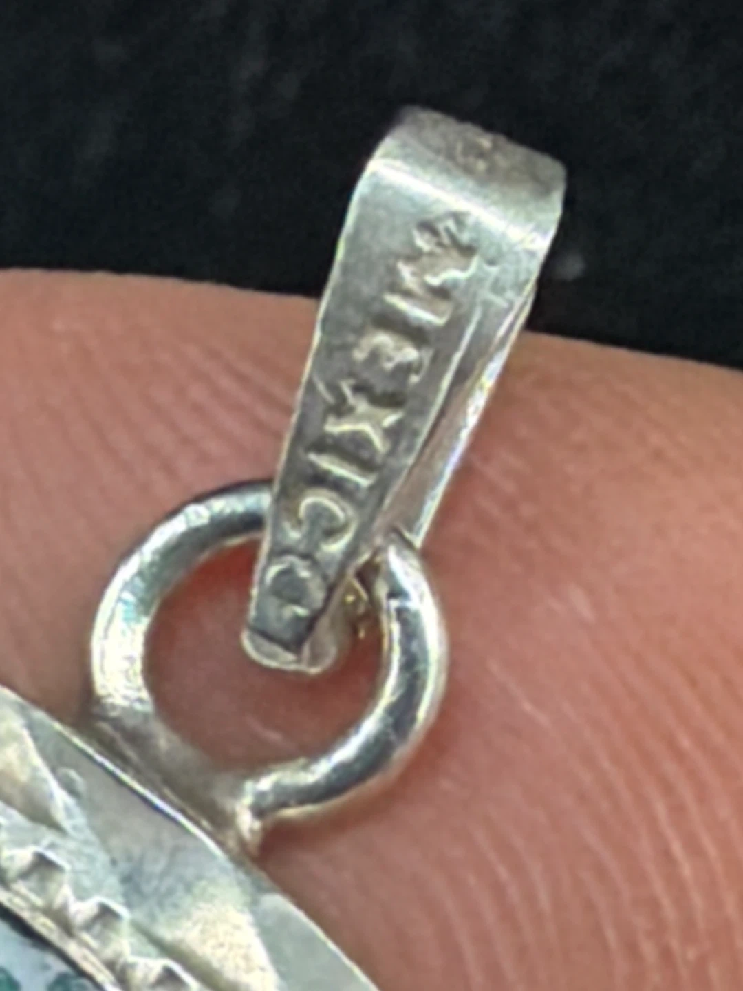 Vintage Mexican Silver Pendant - photo 3