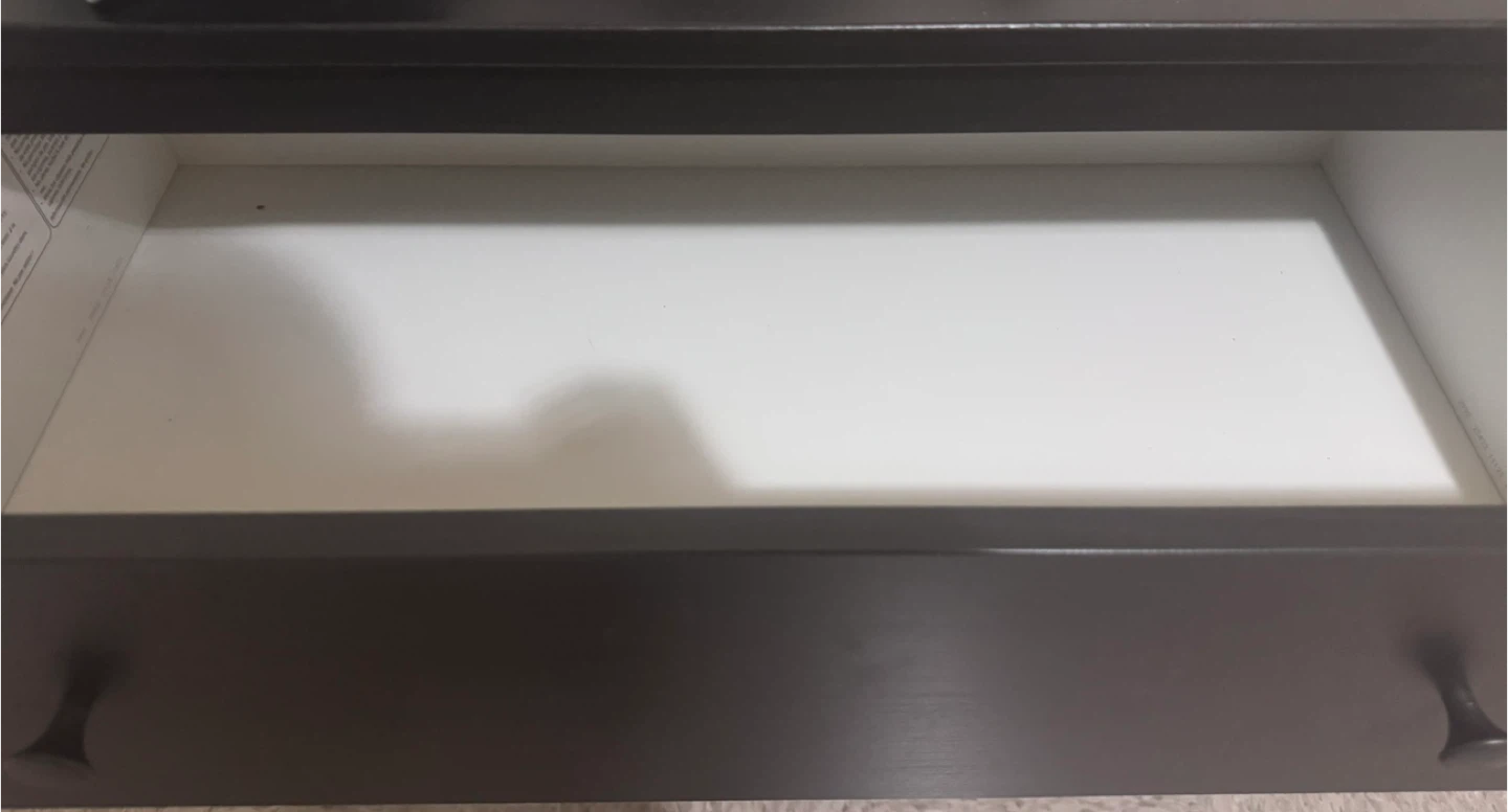 IKEA Hemnes 3-Drawer Chest - Black and White - photo 3