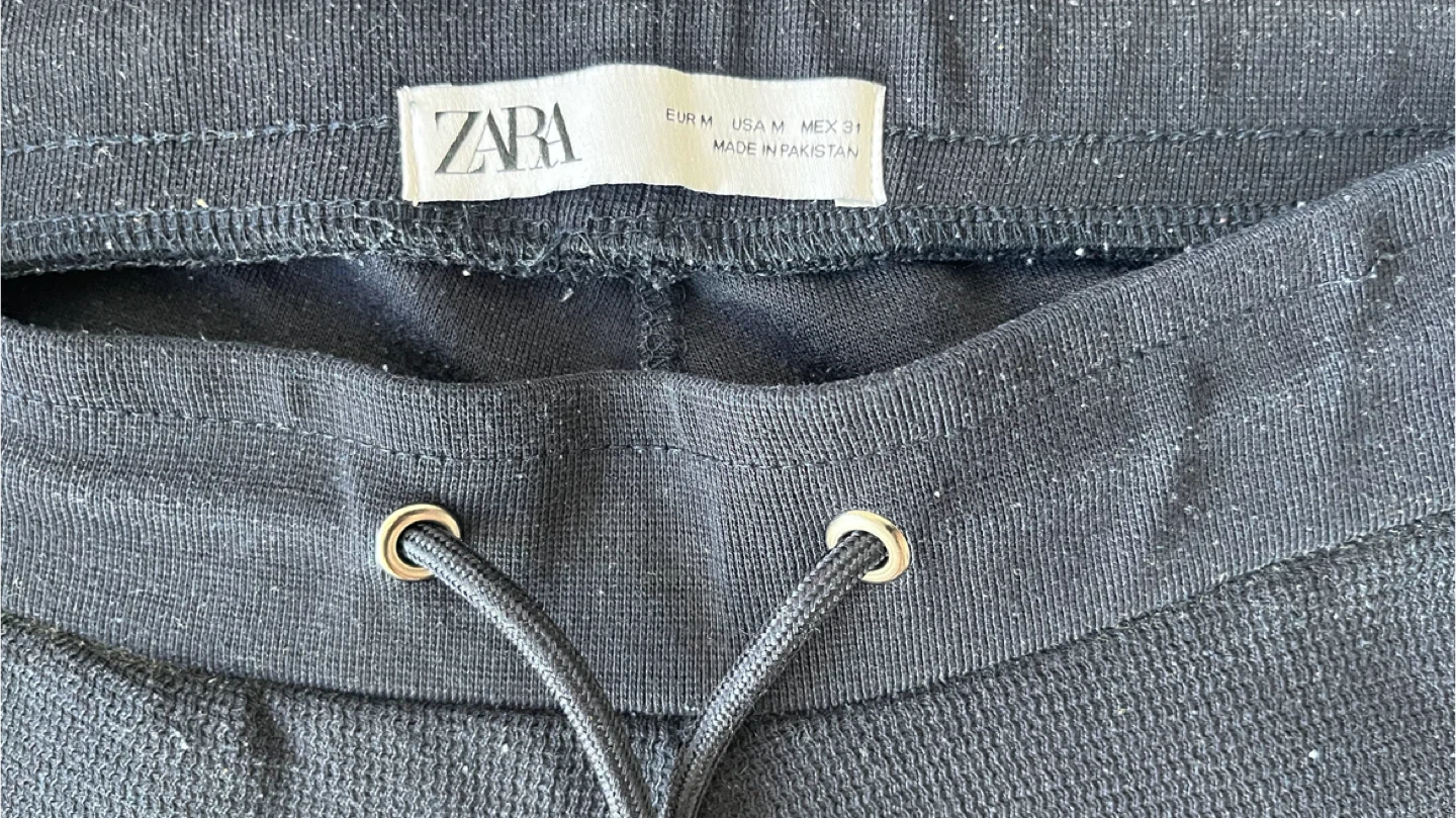 Zara Men’s Dark Blue Joggers – Size M - photo 3