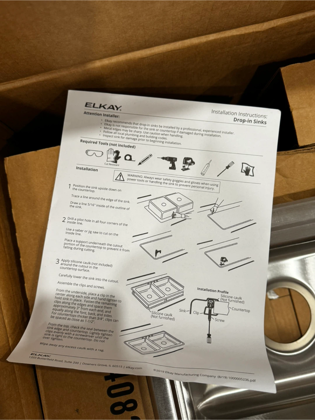 Elkay Drop-In Stainless Steel Sink - photo 2