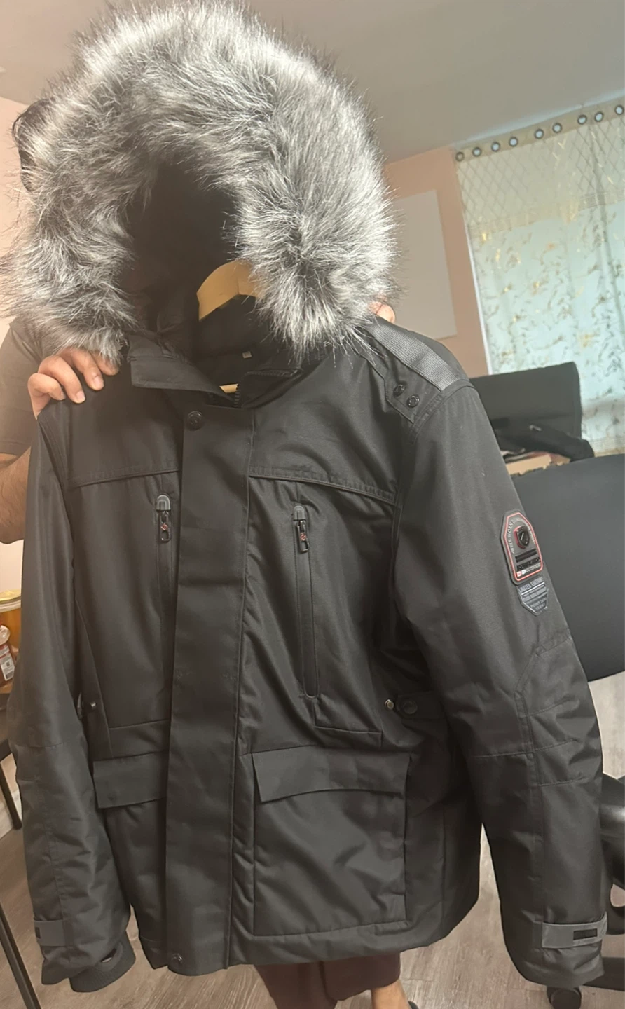 Point Zero Outdoors Black Winter Parka