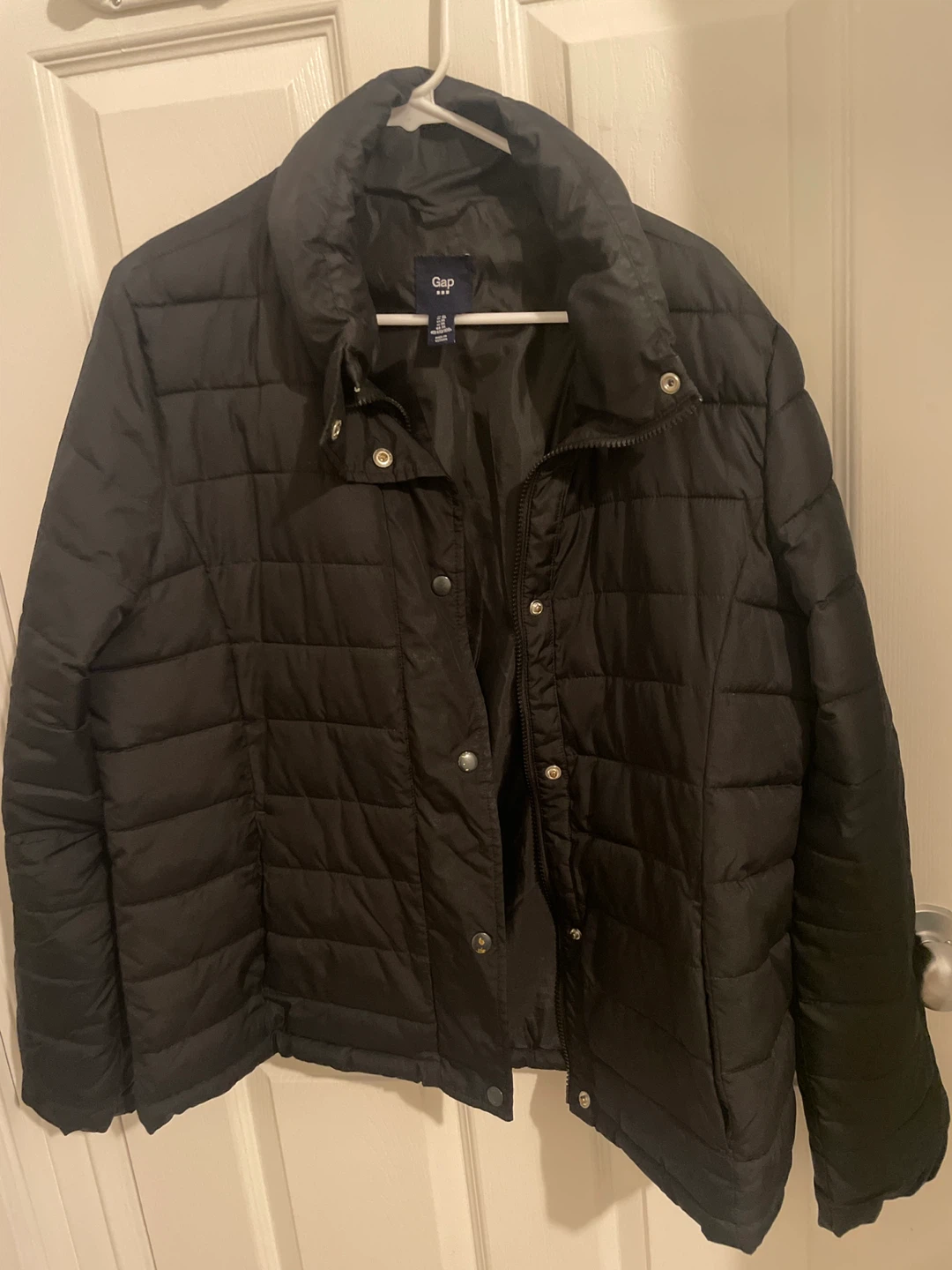 Gap Black Puffer Jacket - Size XL
