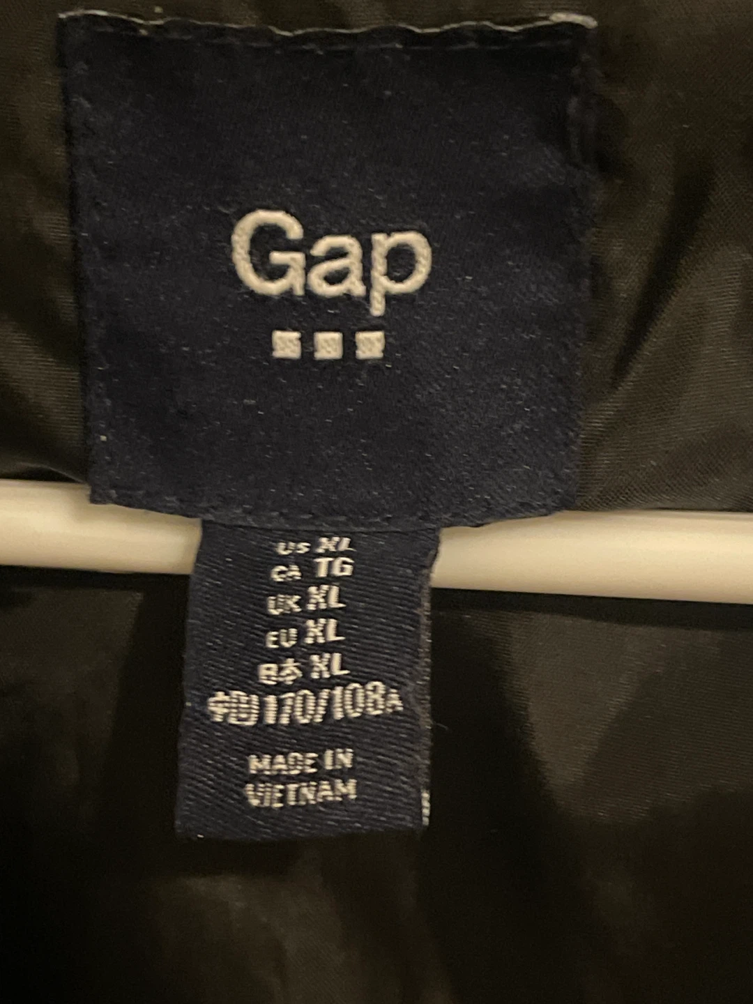 Gap Black Puffer Jacket - Size XL - photo 2