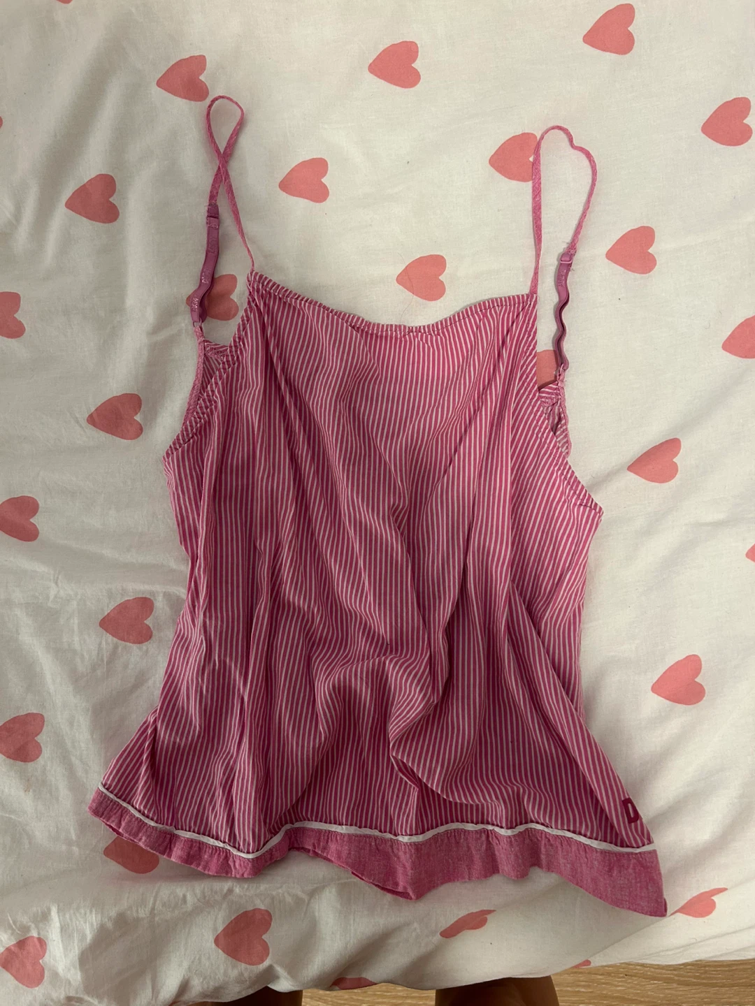DKNY Pink Striped Pajama Set - photo 2