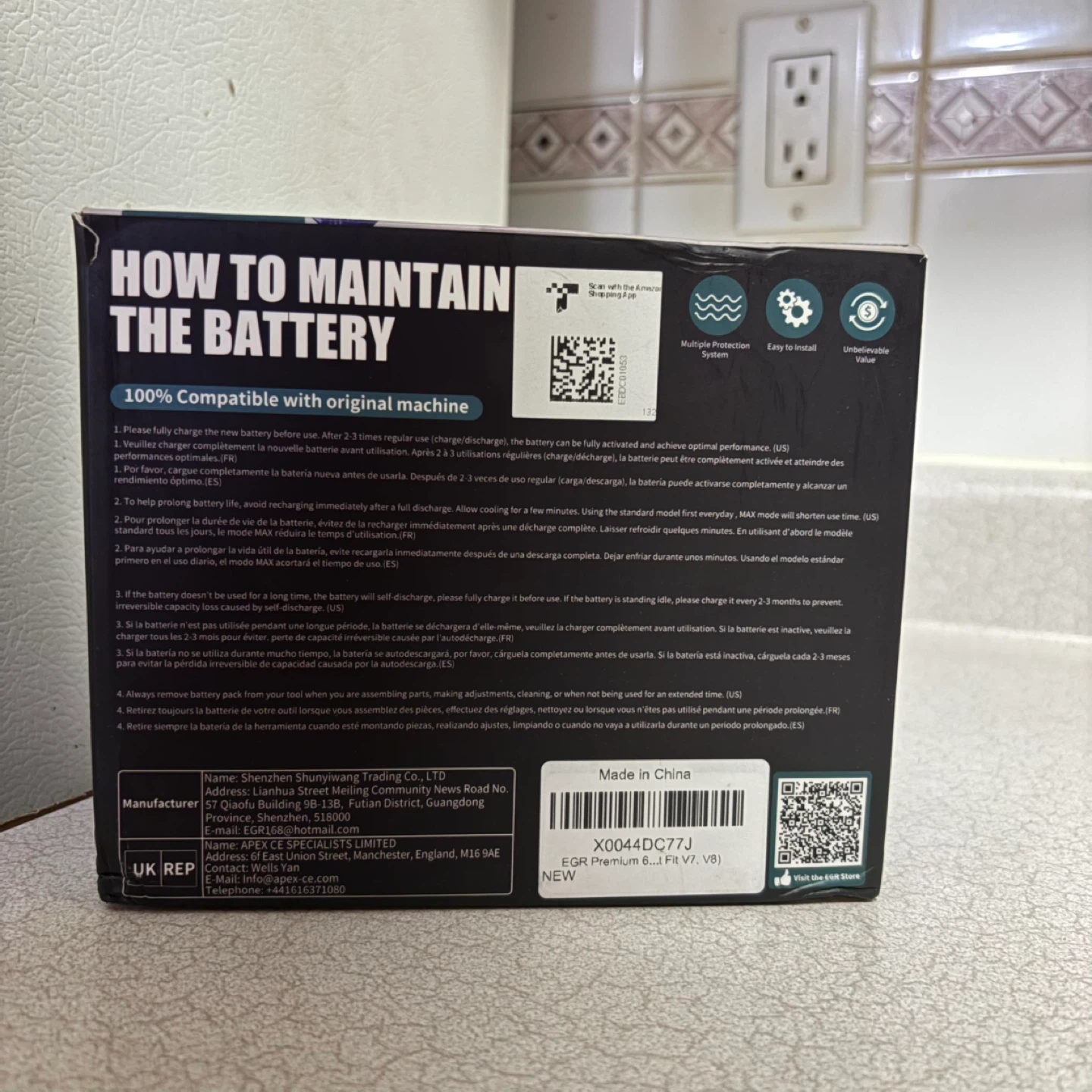 EGR Premium V6 Vacuum Battery + Filters - photo 3