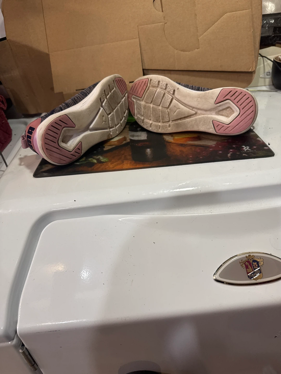 Puma G-Nite Gray & Pink Women's Running Shoes - photo 5