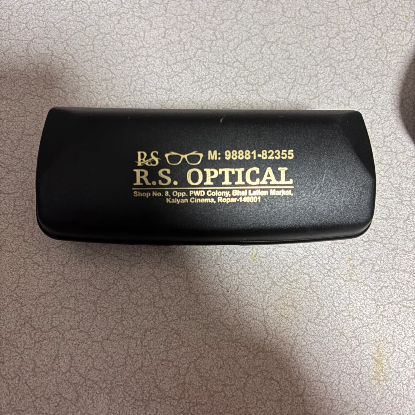 R.S. Optical Glasses Case