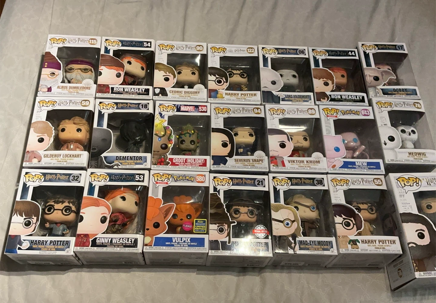 Funko Pop! Harry Potter, Pokemon, Marvel Figures