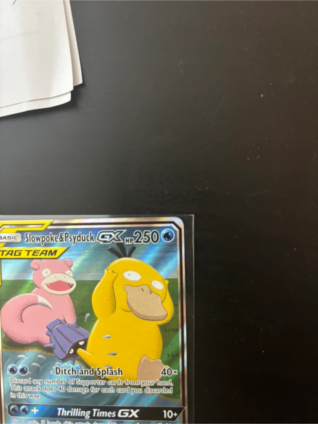 Slowpoke & Psyduck GX Tag Team Pokemon Card - photo 3