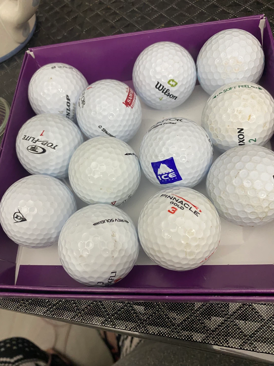 Mixed Golf Balls - Wilson, Top Flite, Pinnacle & More!