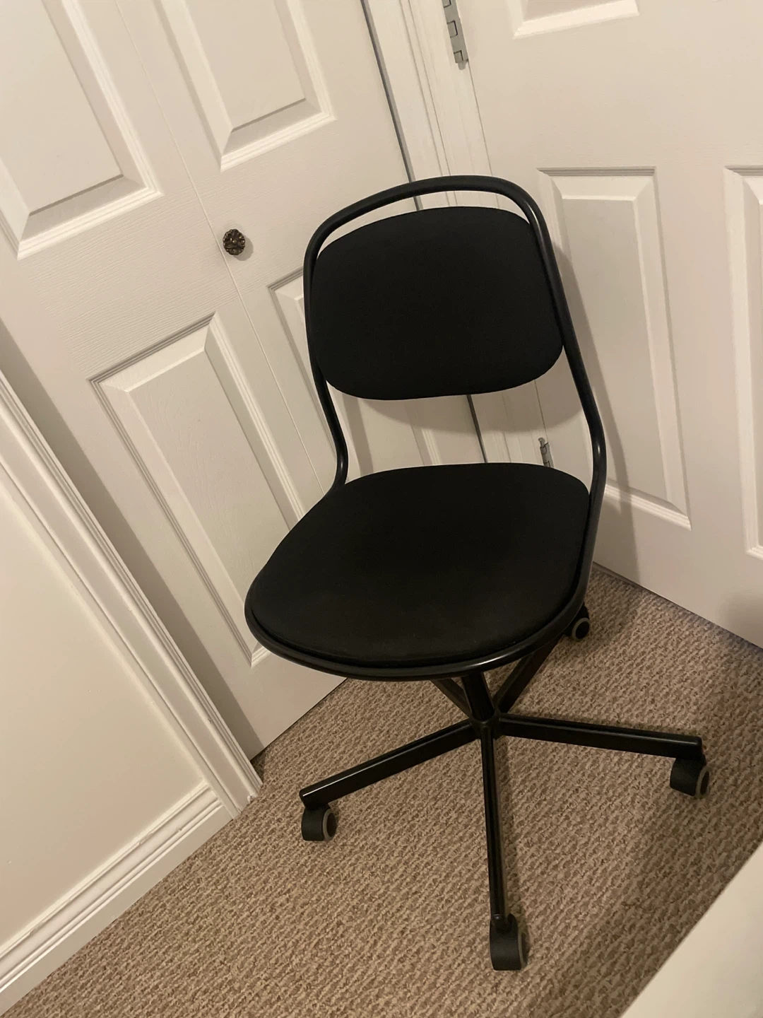 Black Office Chair height adjustable