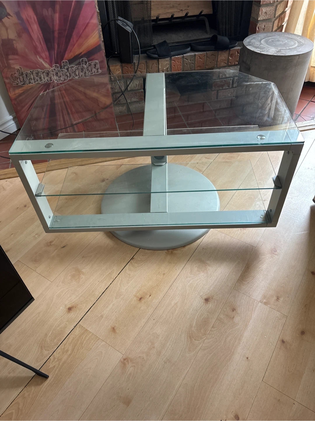 Glass TV Stand
