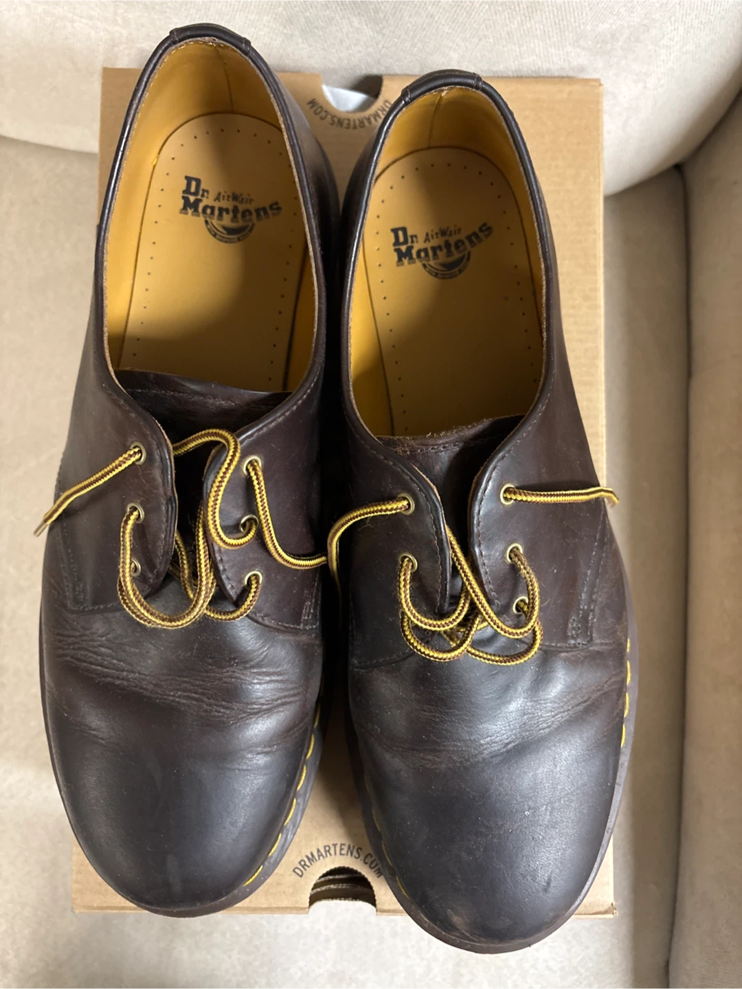 Dr. Martens brown Industrial Full Grain US 14 - photo 2