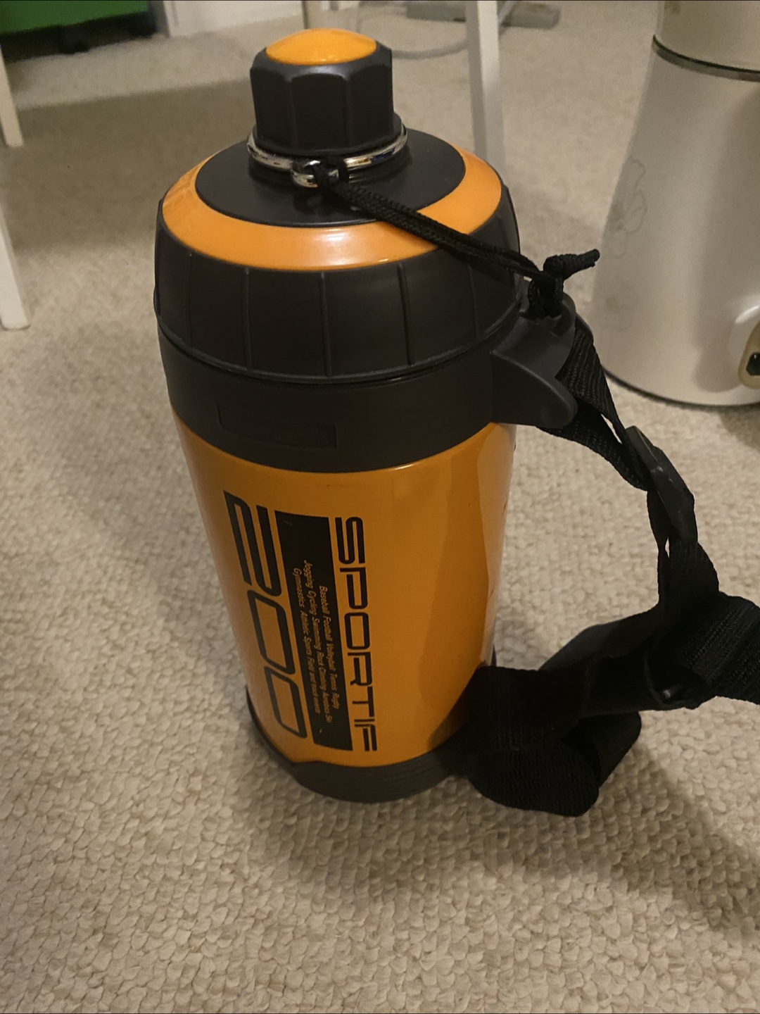 Sportif 200 Water Bottle - Orange & Black