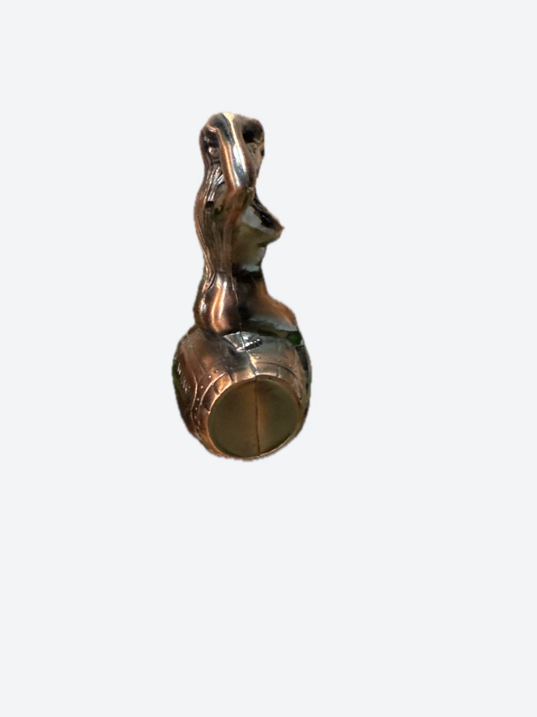 Grape Wine Barrel Woman Figurine lighter - photo 3