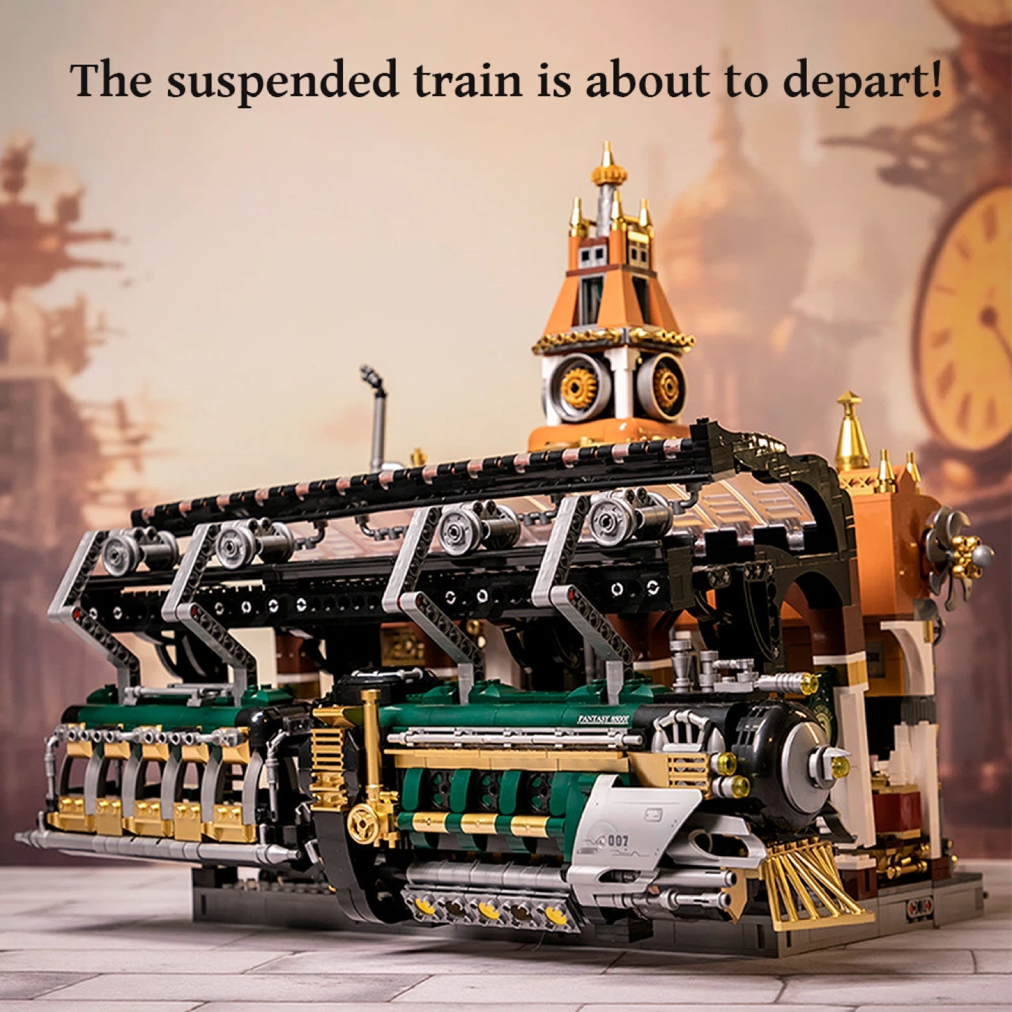 Lego Steampunk Rail Station - photo 5