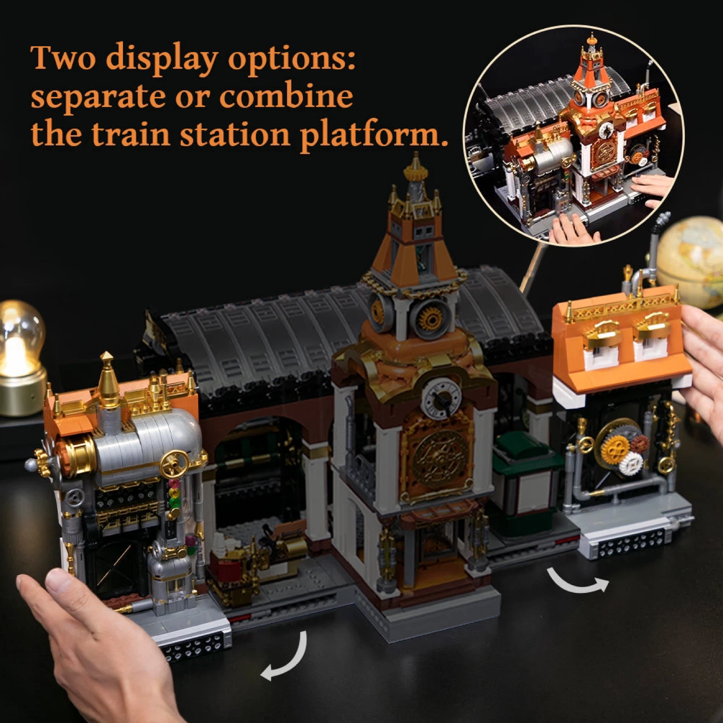 Lego Steampunk Rail Station - photo 2