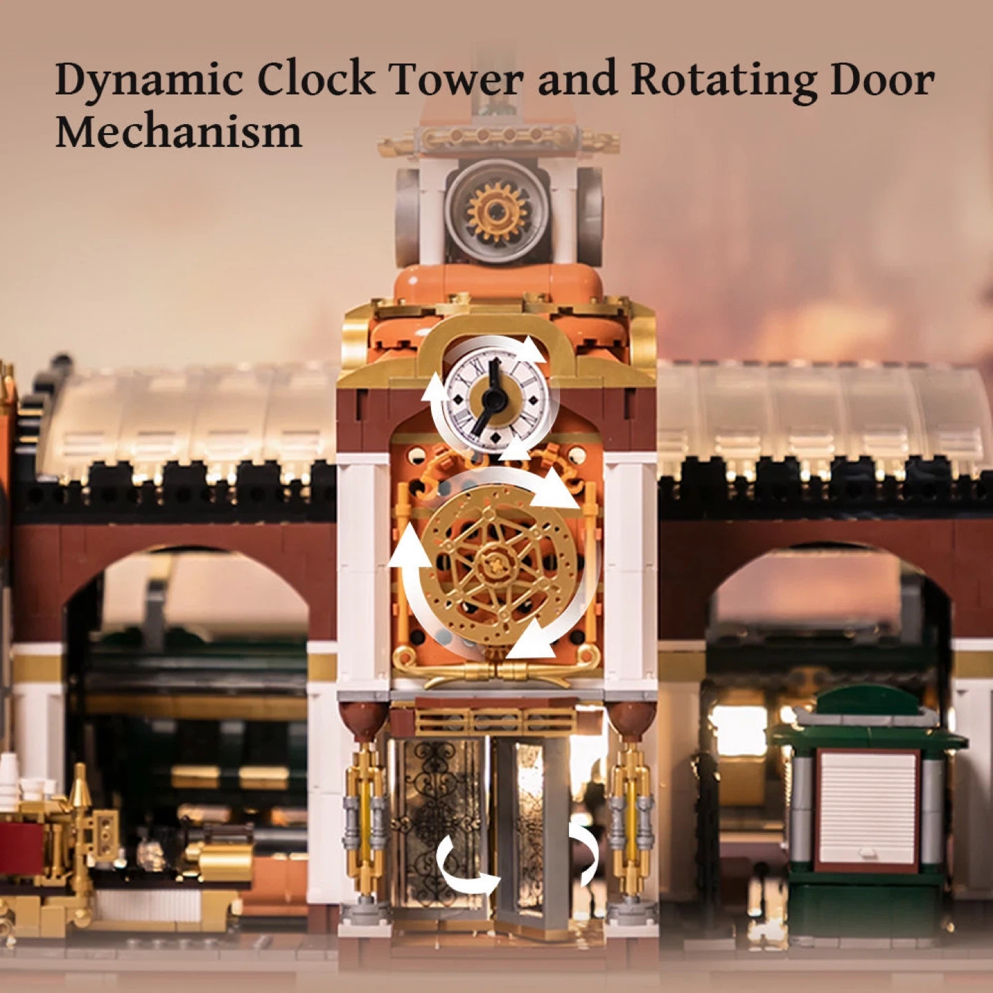 Lego Steampunk Rail Station - photo 3