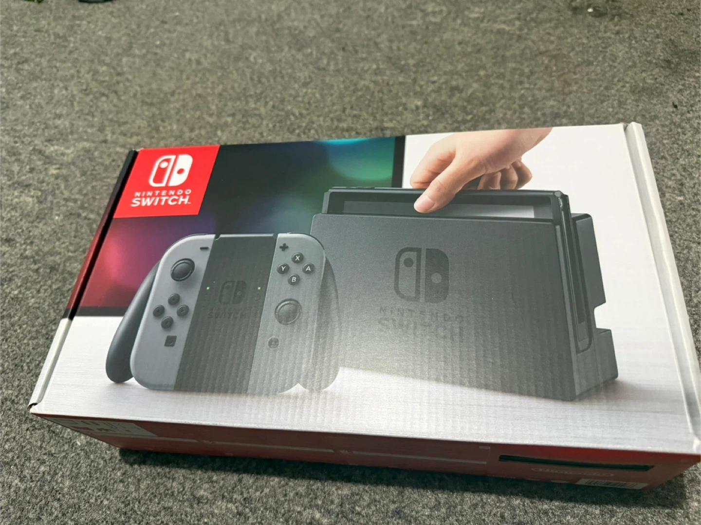 Nintendo Switch Console - Grey Joy-Cons, Box Included